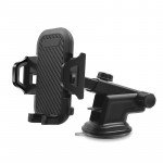 Wholesale Clip Grip Long Windshield and Dashboard Car Mount Holder for Phone C019 (Black)